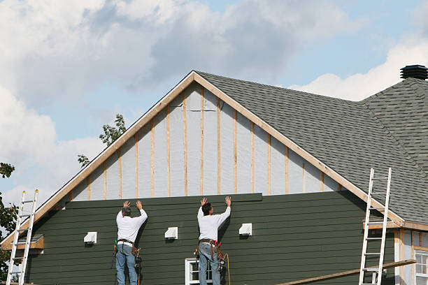 Professional Siding Installation technician working in Fredonia, PA